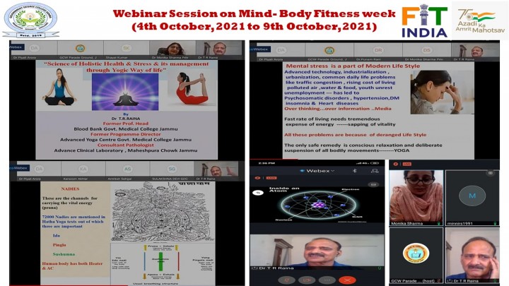 Mind-Body Fitness Week 2021