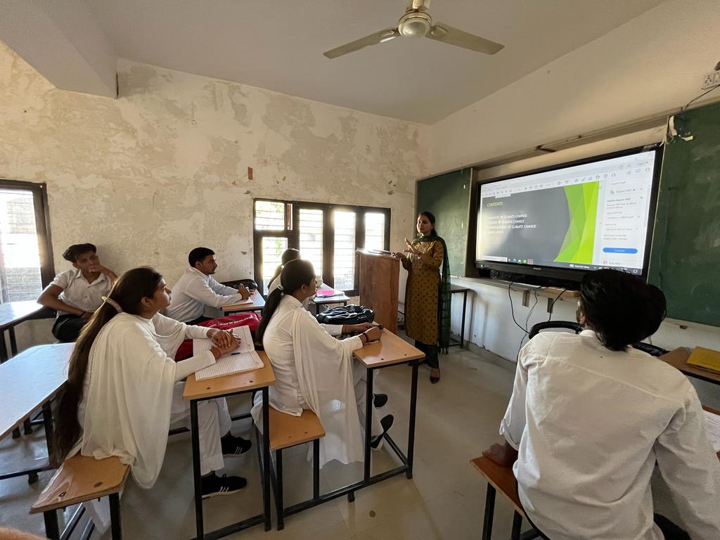 Department of Environmental Sciences GDC Sidhra organized awareness lecture on “Climate Change Awareness and Concern” under the aegis of G20